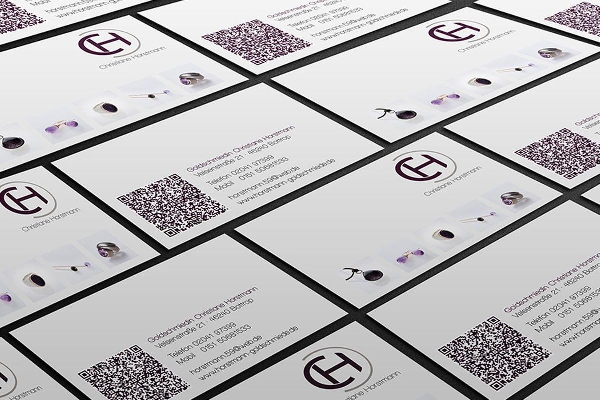 Visitenkarten der Goldschmiede Horstmann